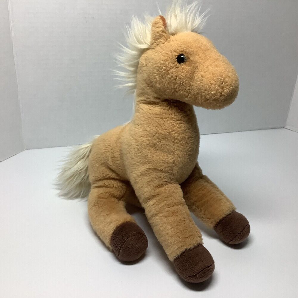Douglas Cuddle Toy Tan Horse 9" Plush Soft! - Picture 5 of 6